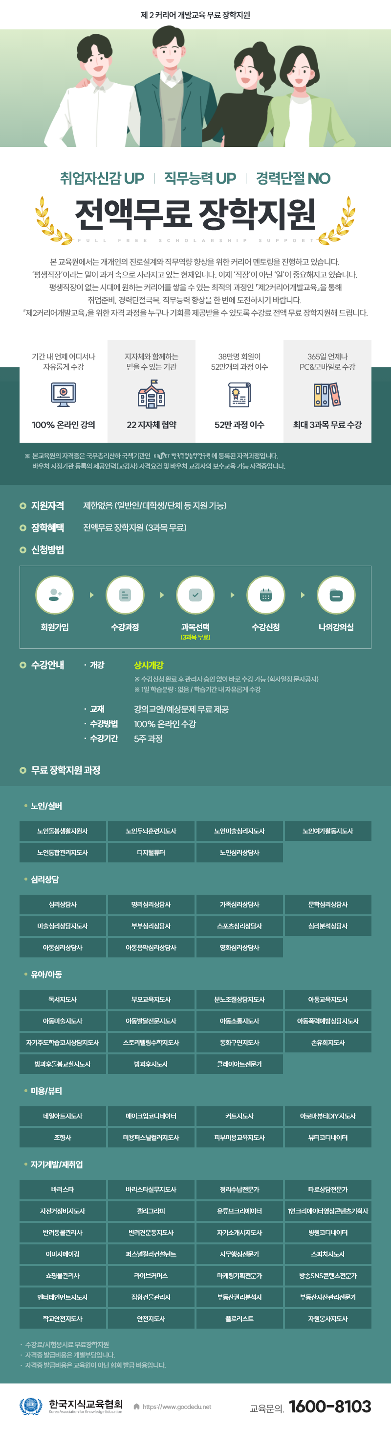 【지역주민 무료장학지원】제2커리어개발교육 1번째 이미지
