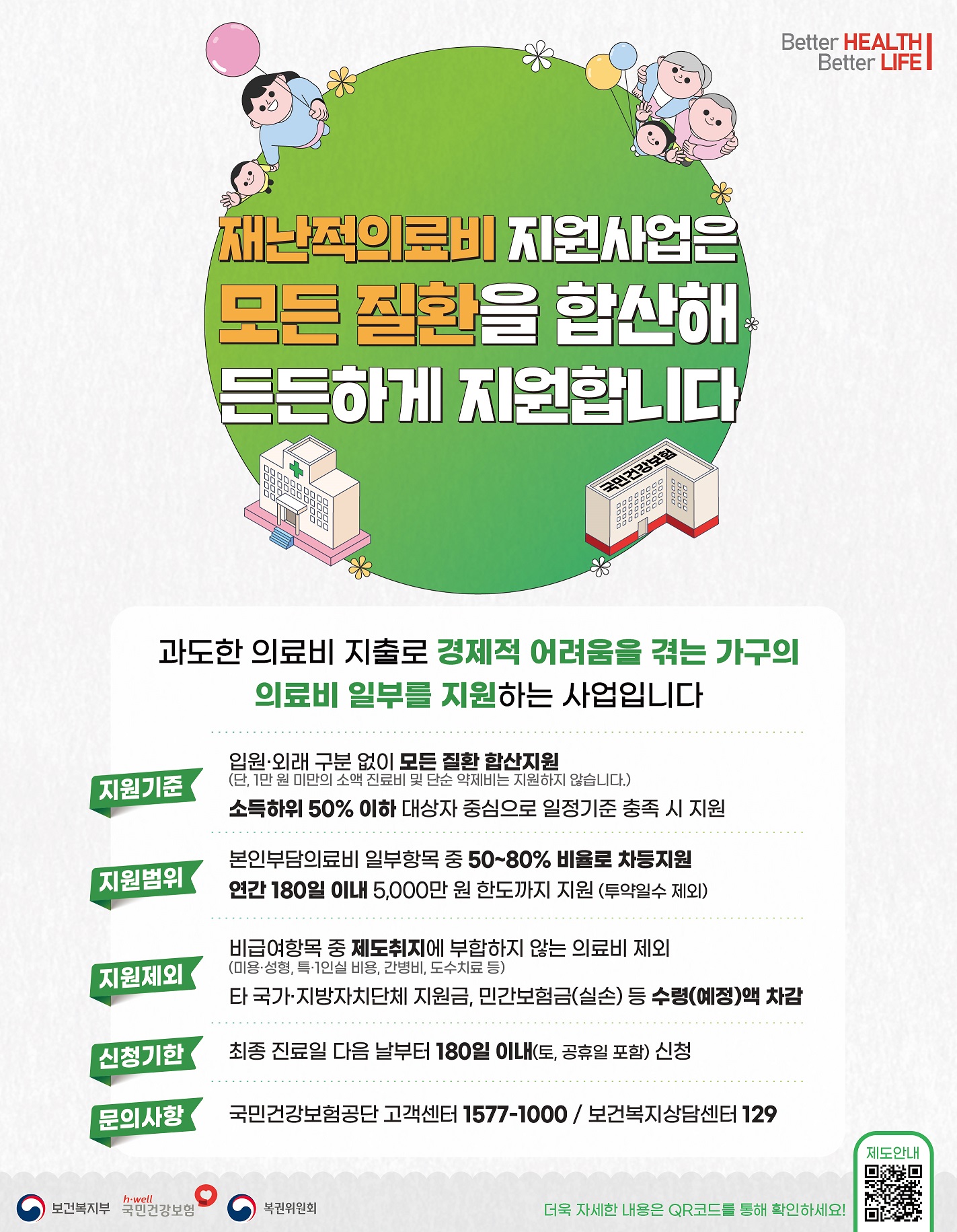 재난적의료비 지원사업 안내(국민건강보험공단) 1번째 이미지