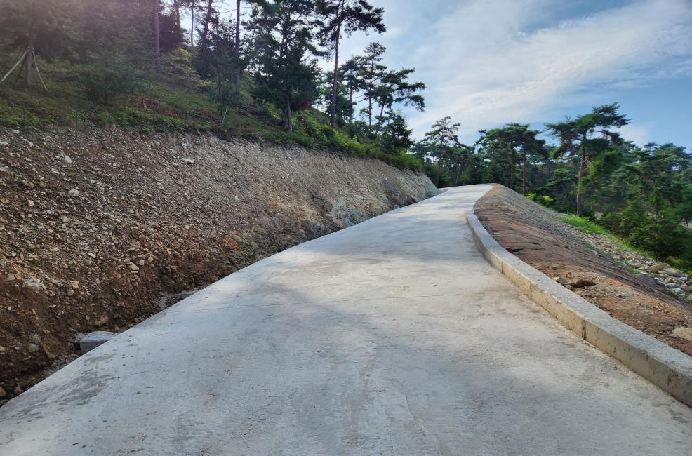 부안군, 변산면 사투봉 임도 600m 신설 완료 2번째 이미지