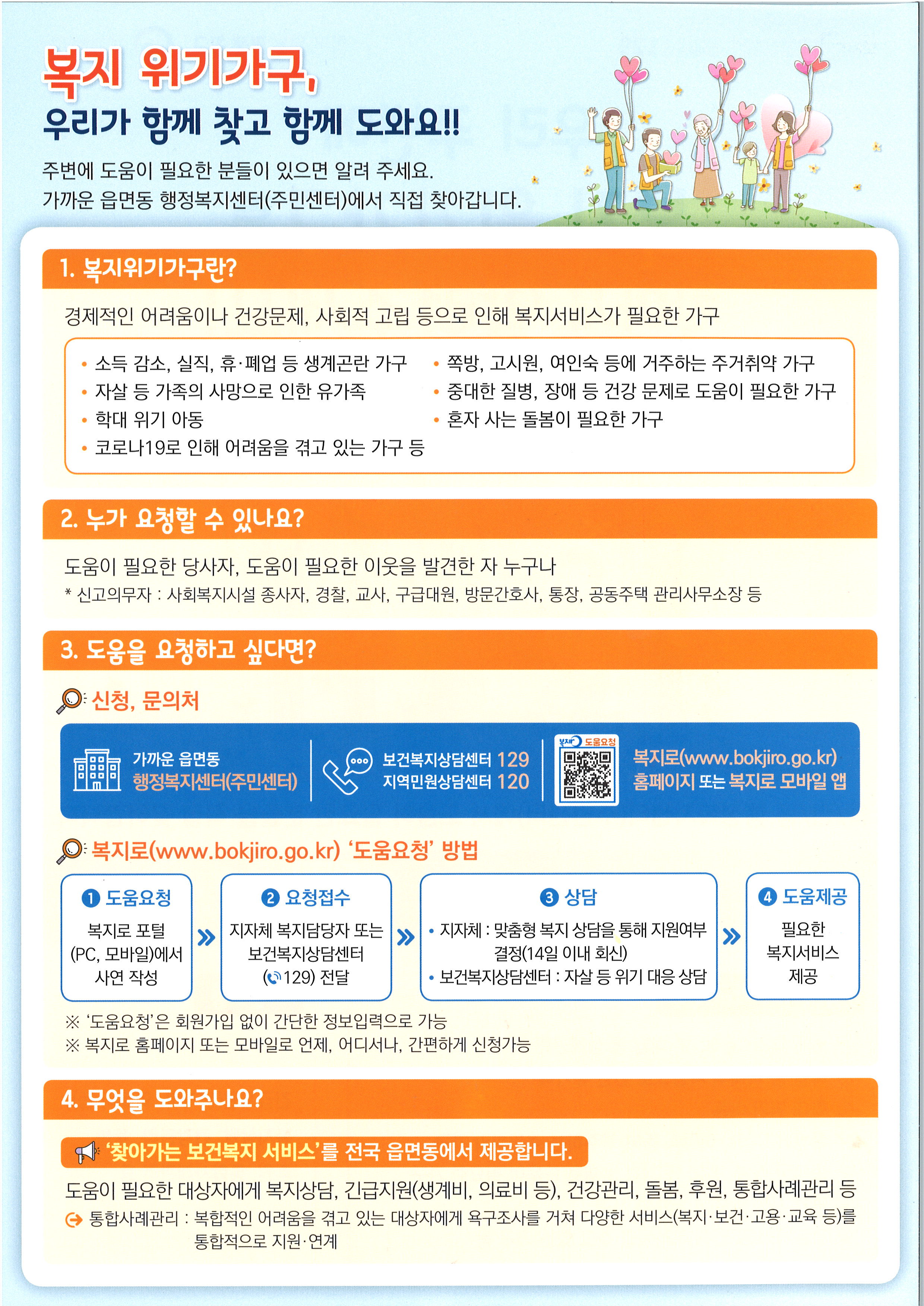 계화면 내에 복지위기가구를 찾아서 알려주세요 2번째 이미지