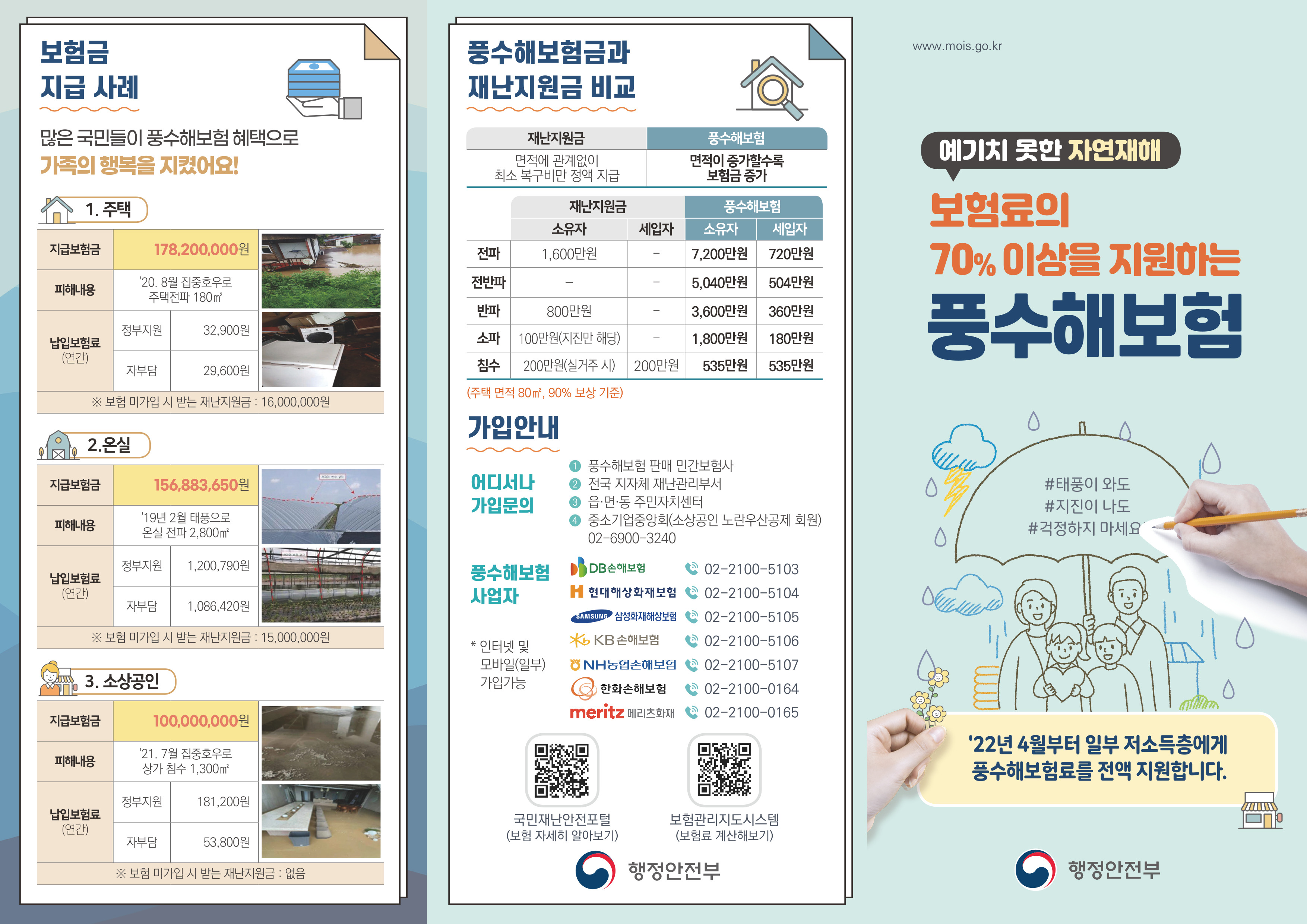 풍수해보험 가입 안내 1번째 이미지