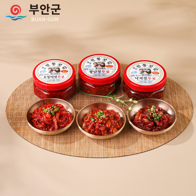 곰소전통젓갈 젓갈세트(낙지,오징어,창란)