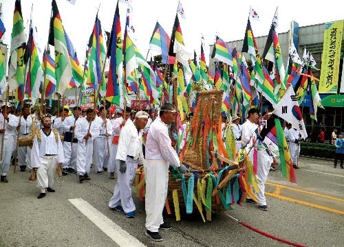 제5회전국부안관광사진공모전(부안위도띠뱃놀이/입선)