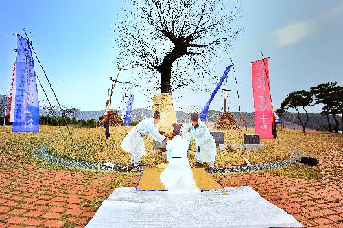 제4회부안관광사진공모전(우동마을의당산제/입선)