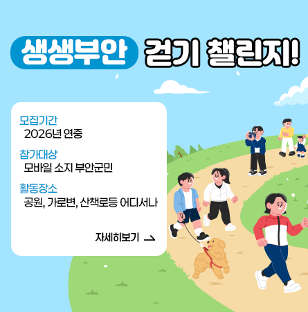 생생부안 걷기 챌린지